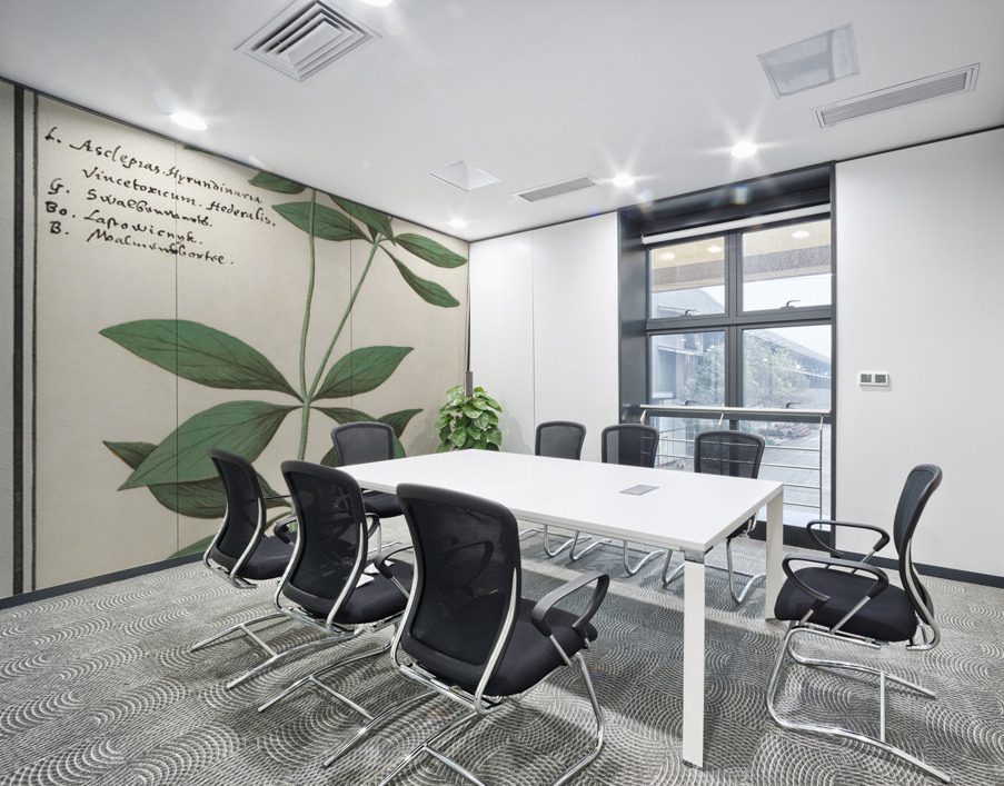 Silk plant in vintage style Wall Printing