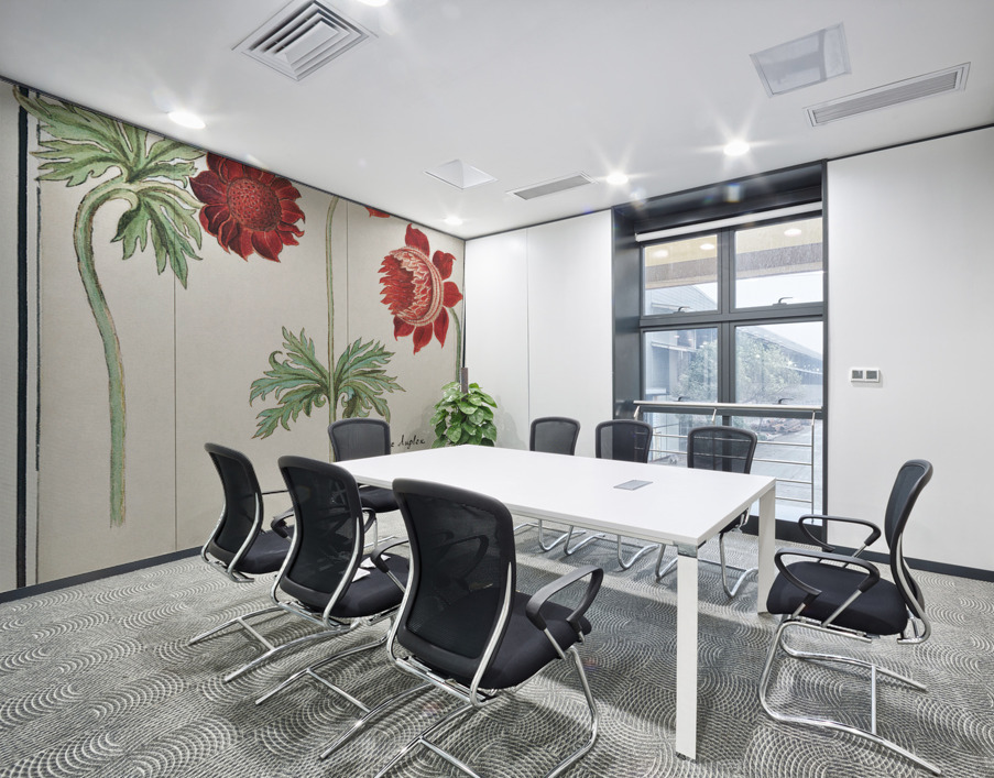 Peony and anemone in vintage style Wall Printing