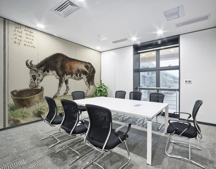 Cow in vintage style Wall Printing