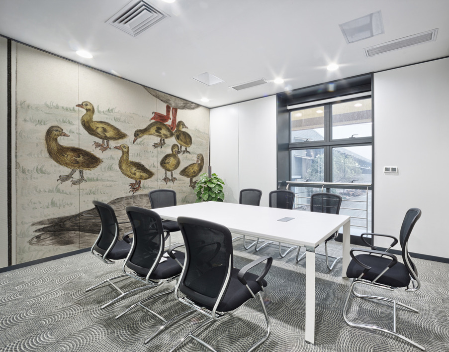 Farm goose in vintage style Wall Printing