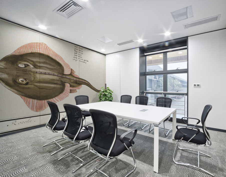 Rays in vintage style Wall Printing