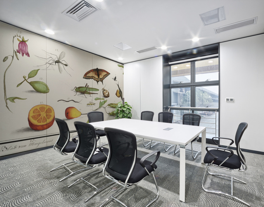 Grey parrot in vintage style Wall Printing