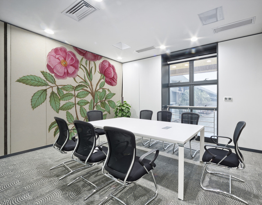 Wild rose in vintage style Wall Printing