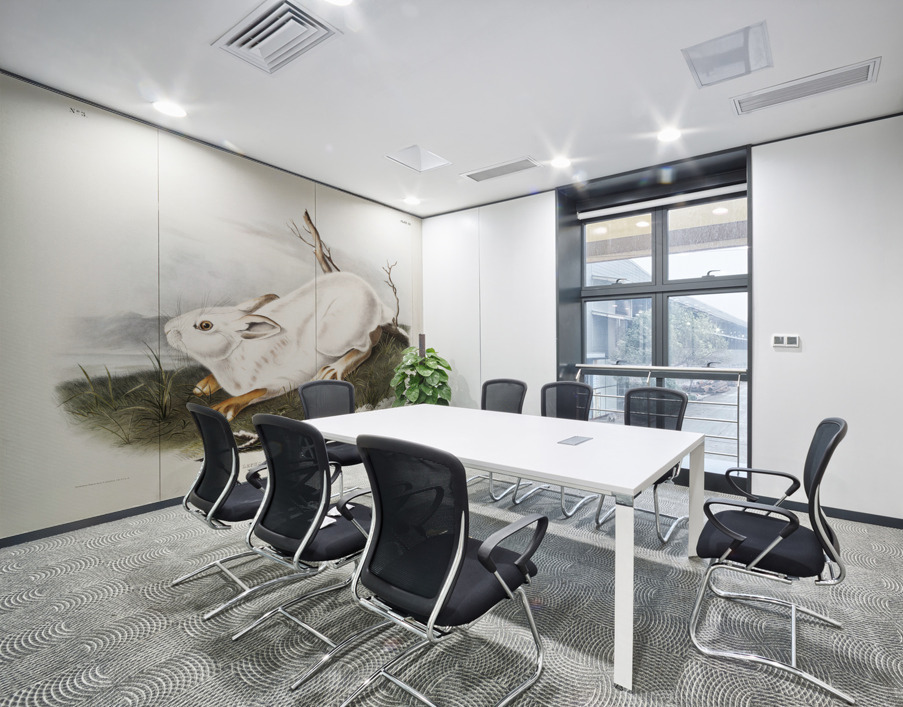 Northern Hare in winter Lepus Americanus  Wall Printing