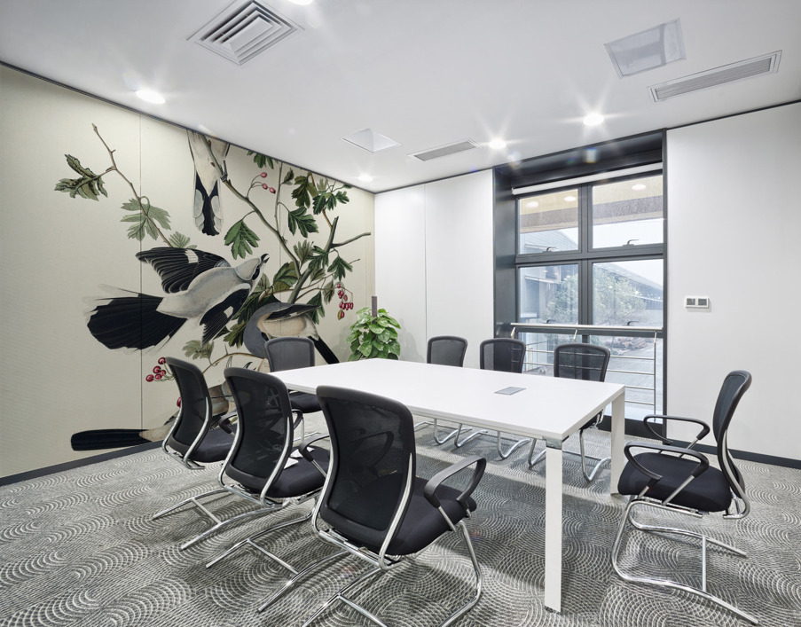 Great cinereous Shrike or Butcher Bird Wall Printing