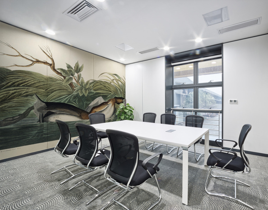 American Pied-billed Wall Printing