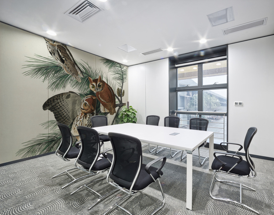 Little Screech Owl Wall Printing