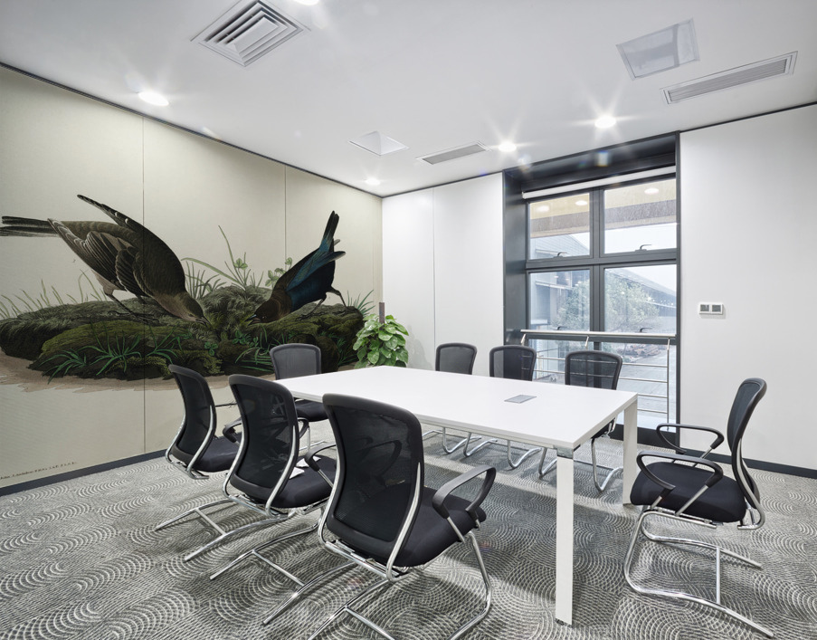 Cow-pen Bird Wall Printing