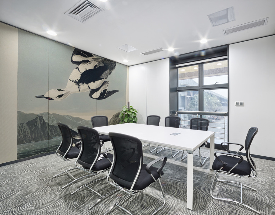 Smew or White Nun Wall Printing