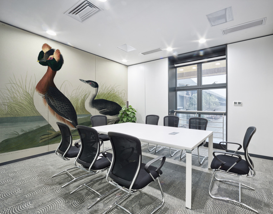 Horned Grebe Wall Printing