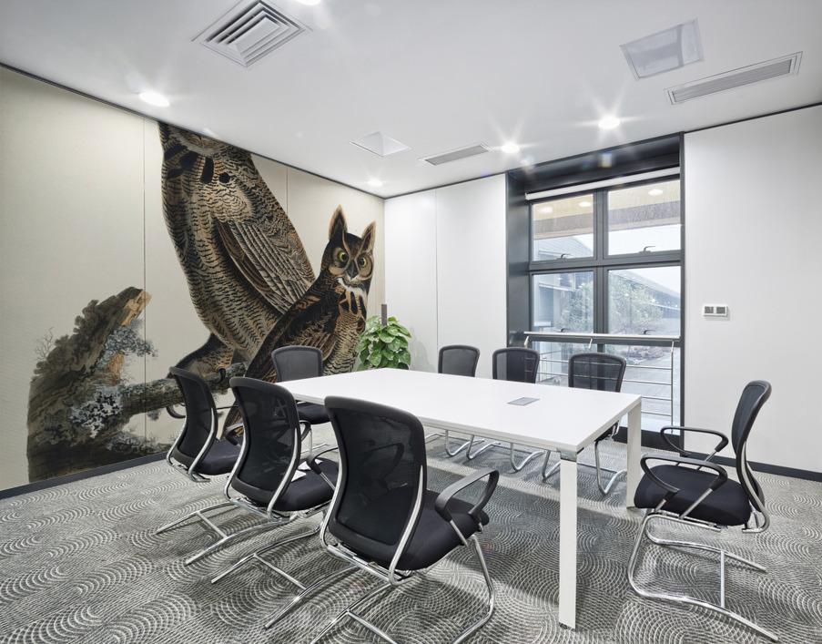 Great Horned Owl Wall Printing