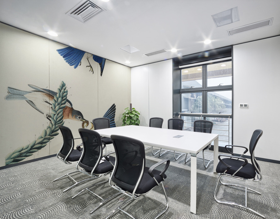 Blue-bird Wall Printing