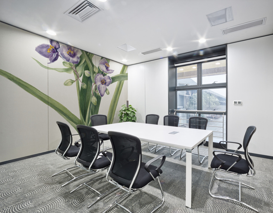 Virginia Spiderwort Tradescantia virginiana 1920 Wall Printing