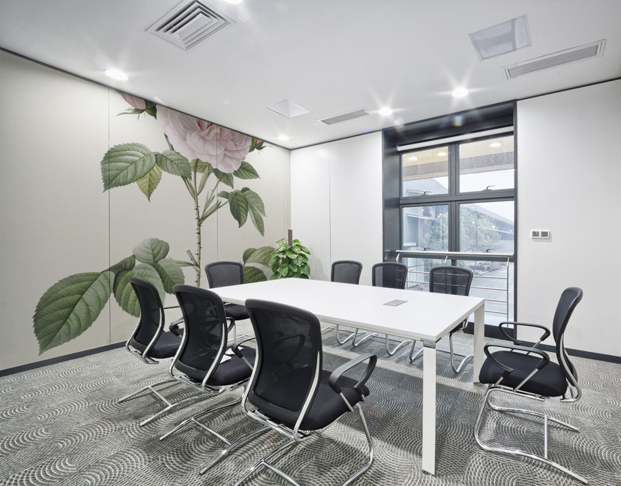 Vintage rosa alba Wall Printing