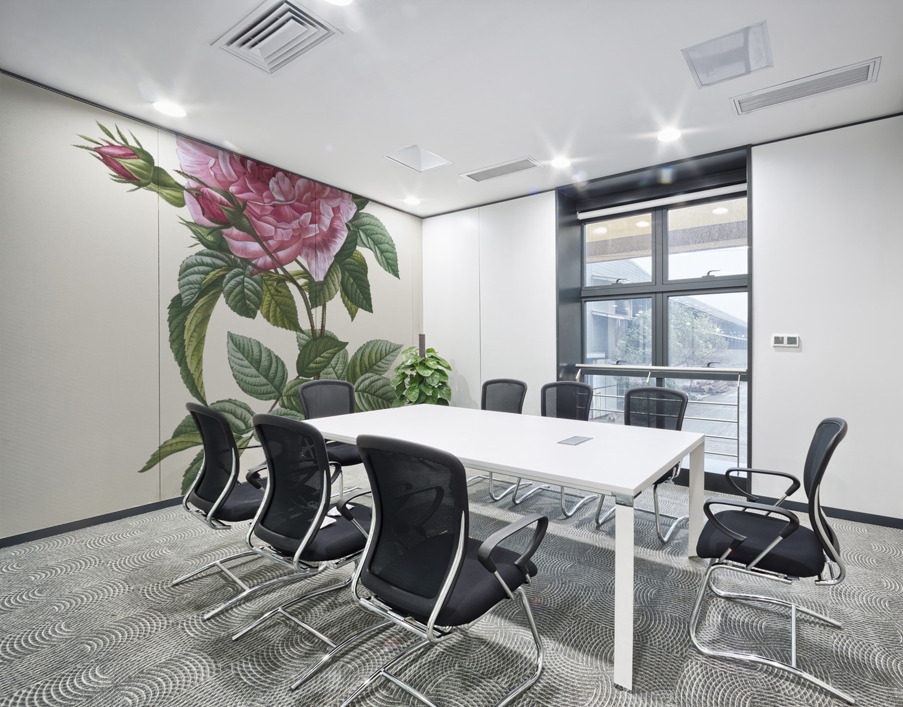 Vintage cabbage rose poster Wall Printing