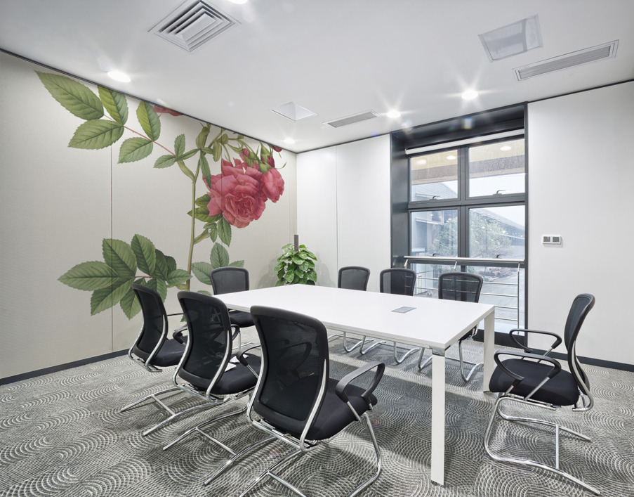 Yellow sweetbriar rose Wall Printing