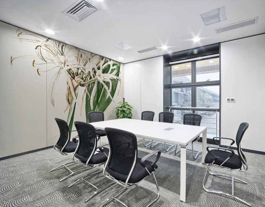 Green-tinge spiderlily illustration  Wall Printing