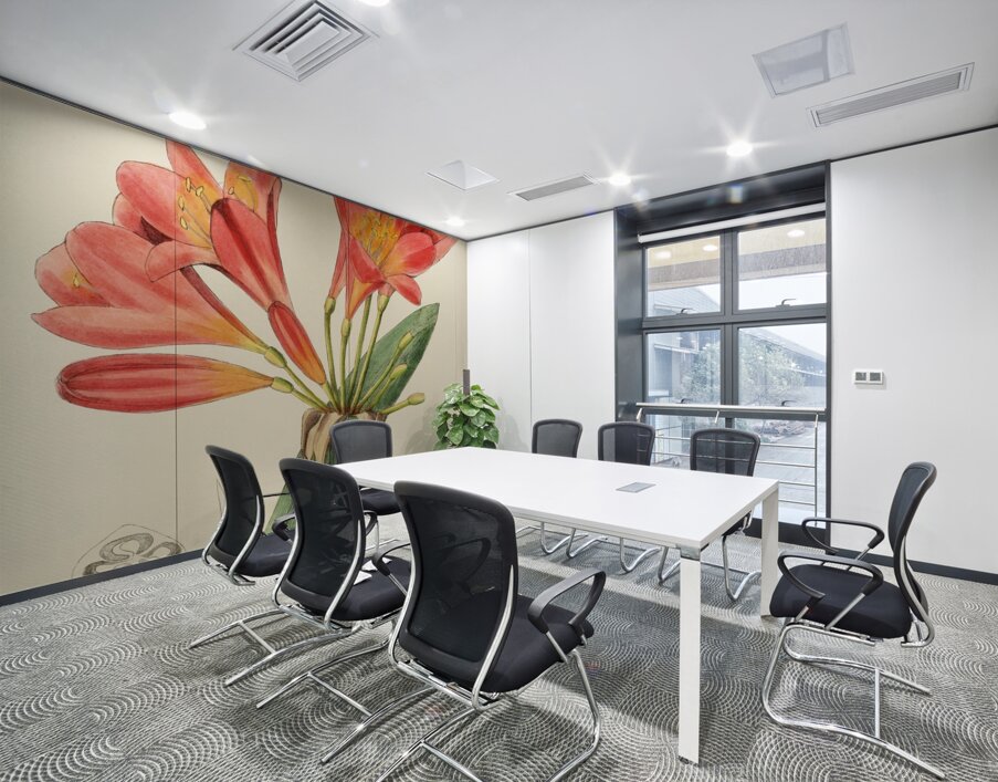 Clivia Miniata Wall Printing