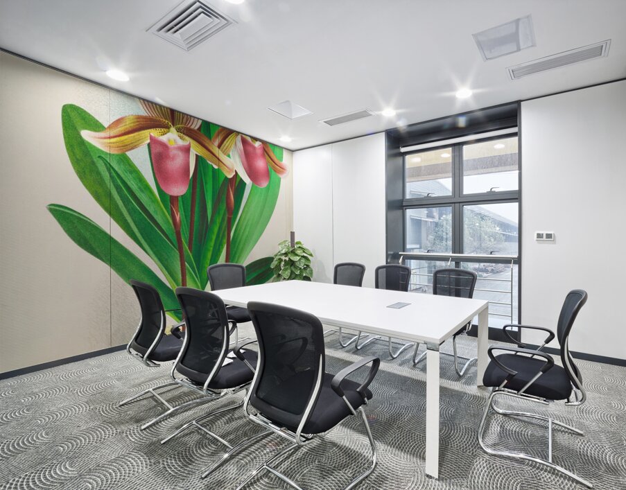 Cypripedium orphanum Wall Printing