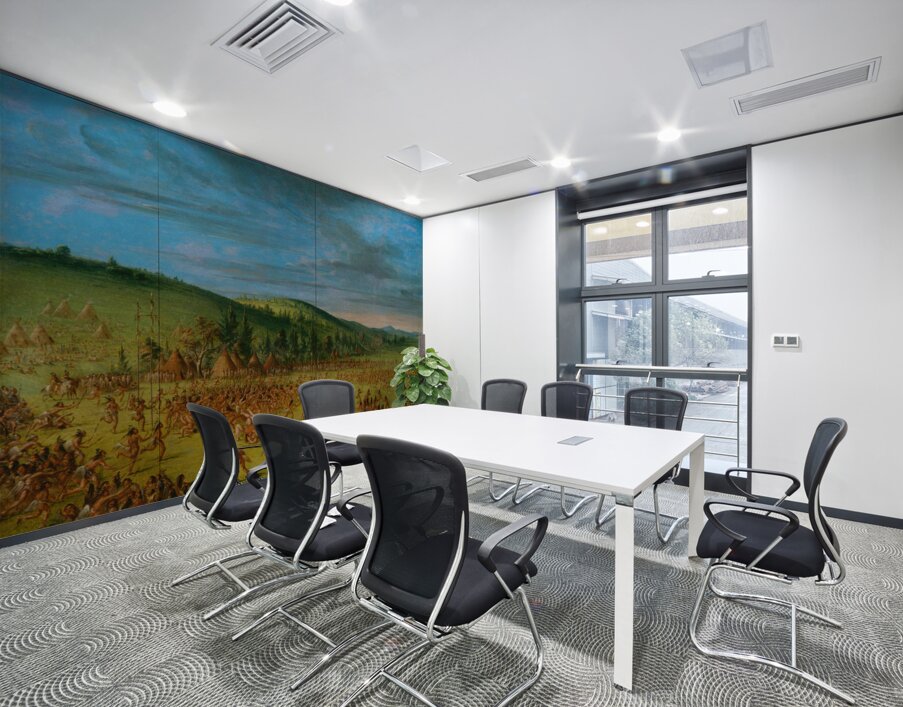 Ball-Play of The Choctaw–Ball Up 1846-1850 Wall Printing