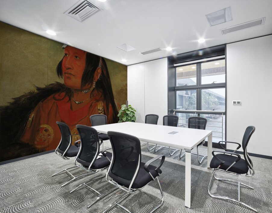 Wi-jún-jon Pigeon’s Egg Head The Light a Distinguished Young Warrior Wall Printing