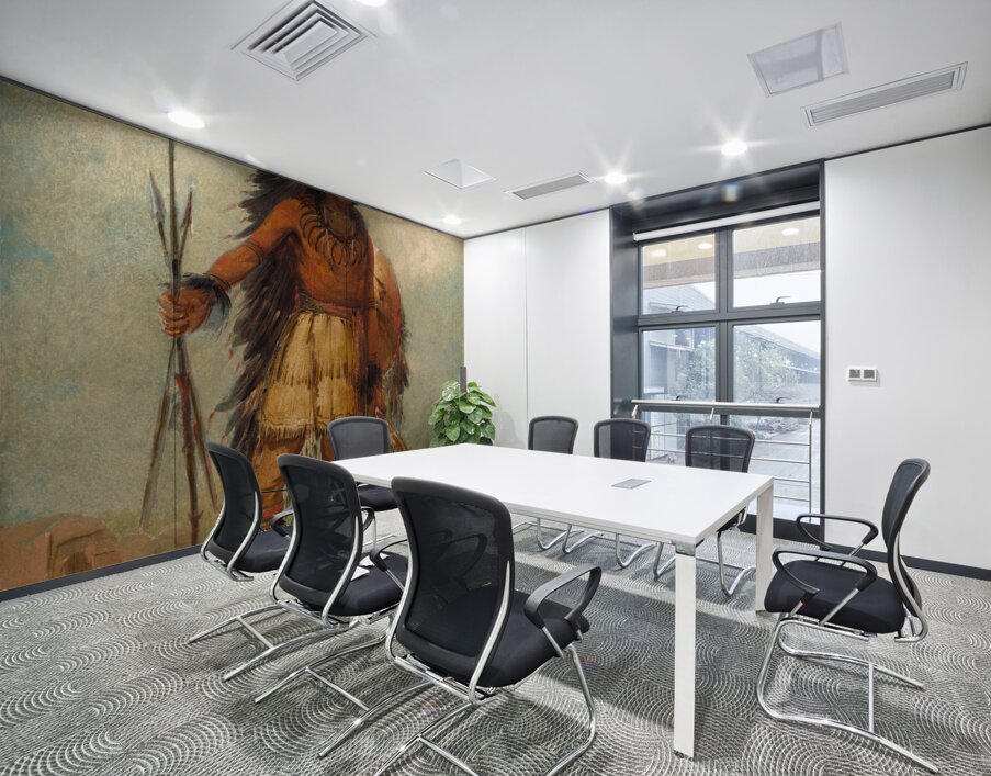 A-Wun-Ne-Wa-Be Bird of Thunder 1845 Wall Printing