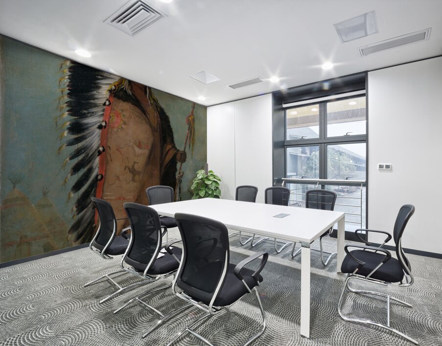 Ee-Áh-Sá-Pa Black Rock a Two Kettle Chief 1832 Wall Printing