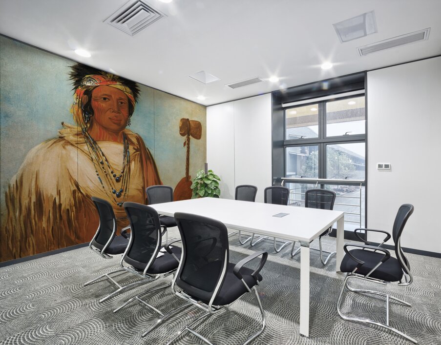 Men-Són-Se-Ah Left Hand a Warrior 1830 Wall Printing