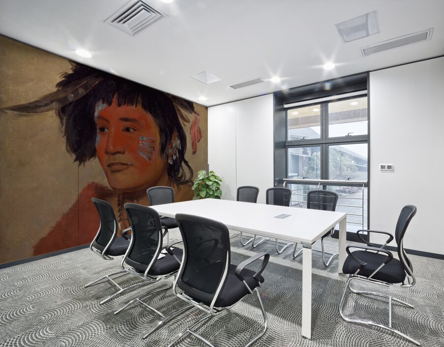 Pah-Shee-Náu-Shaw a Warrior 1831 Wall Printing