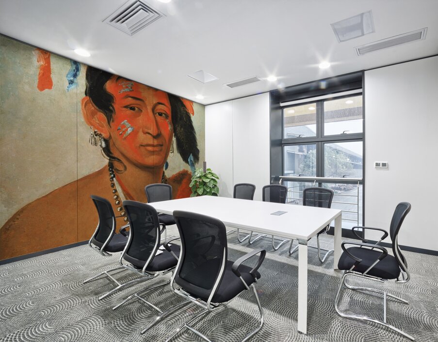 Sha-Wá-No The South a Noted Warrior 1831 Wall Printing