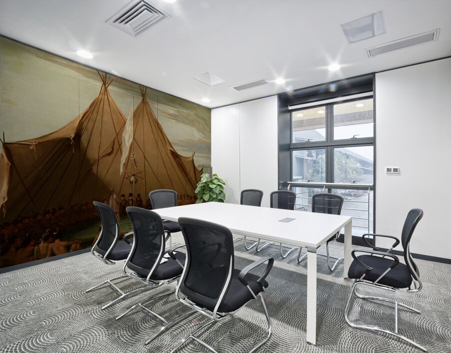 Sioux Dog Feast 1832-1837 Wall Printing