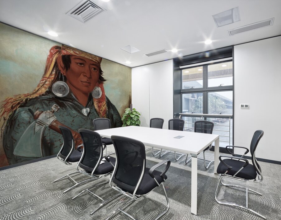 Wáh-Pe-Say The White 1830 Wall Printing