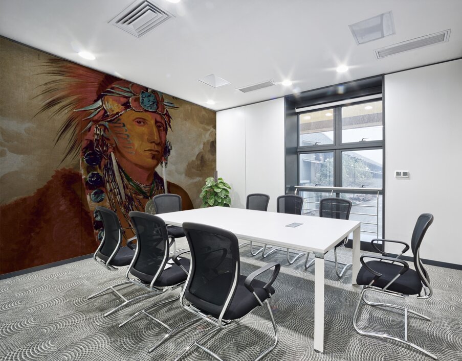 Shó-Me-Kós-See The Wolf a Chief 1832 Wall Printing