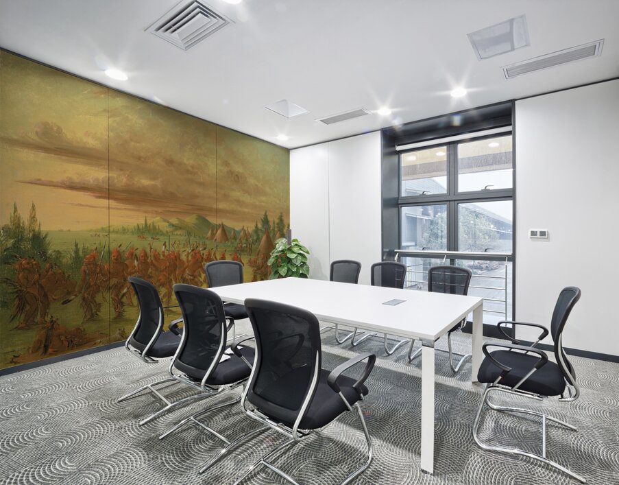 Eagle Dance 1845-1848 Wall Printing