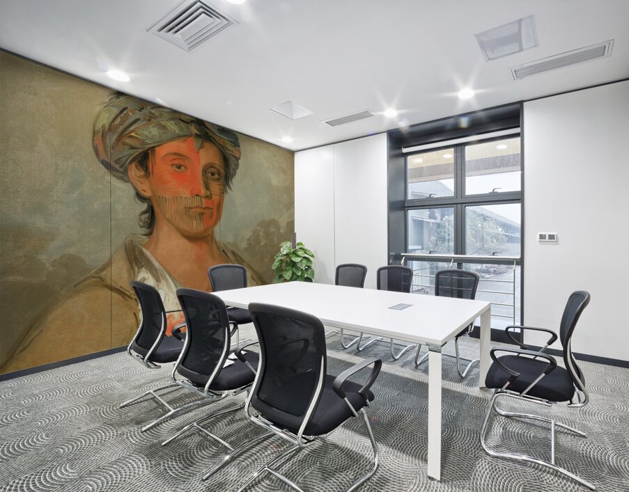 Pah-te-cóo-saw Straight Man Semicivilized 1830 Wall Printing