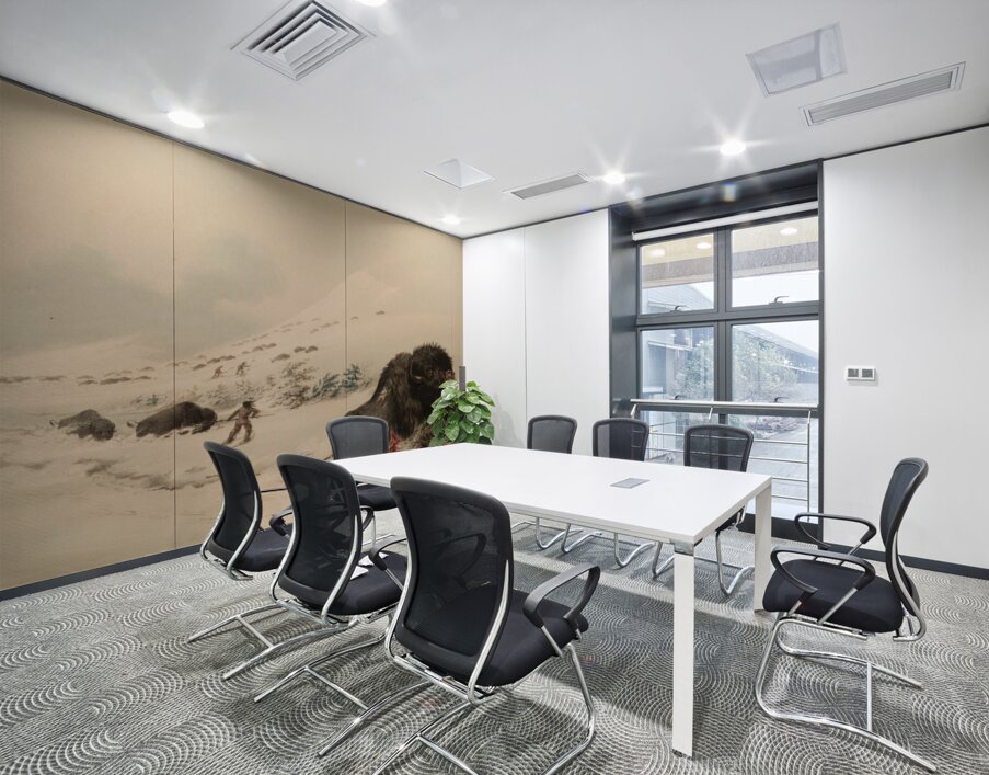 Buffalo Bull in Snow Drift 1844 Wall Printing