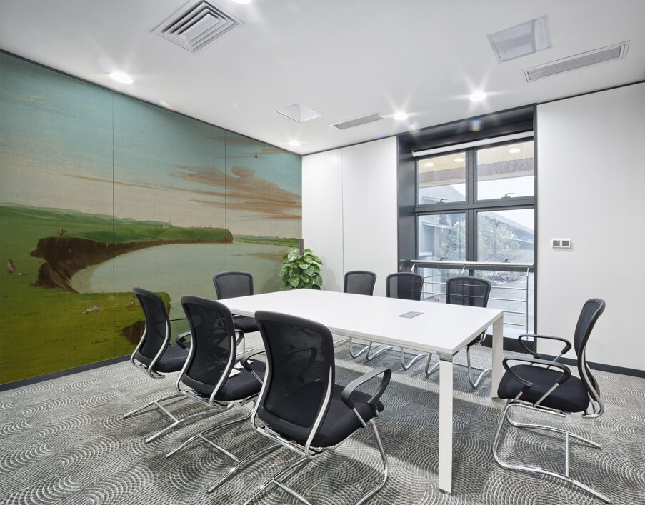 Distant View Of The Mandan Village 1832 Wall Printing