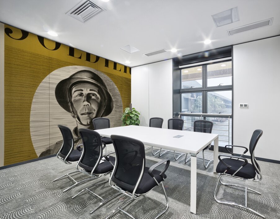 Salute the Soldier – Post Office Savings Bank Wall Printing