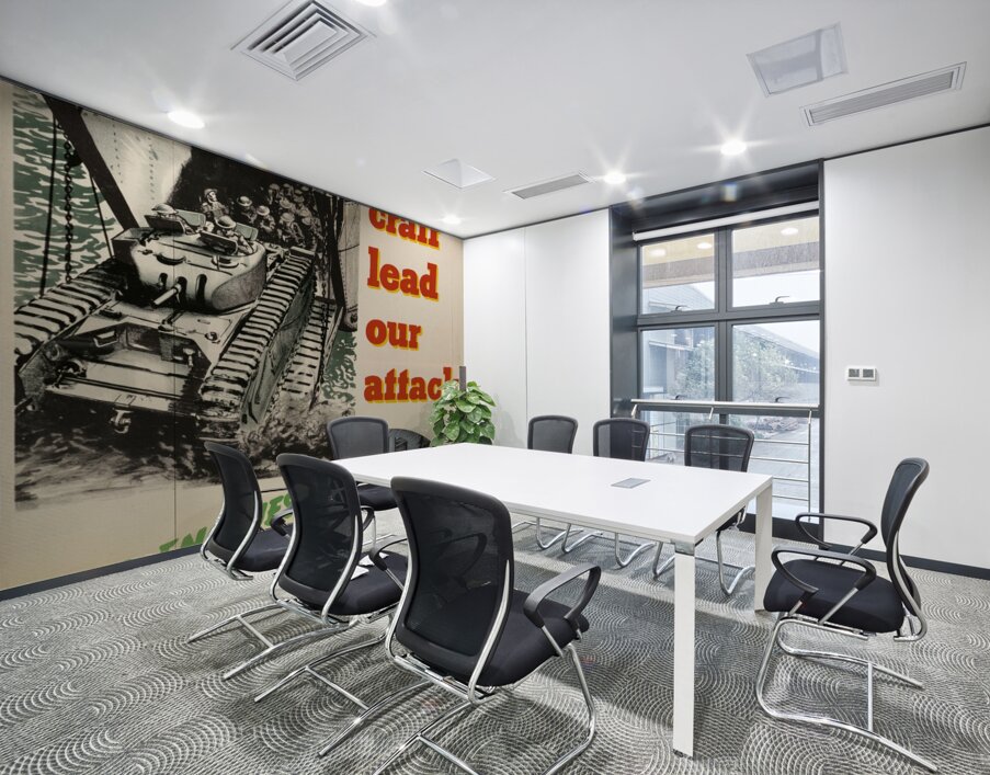 Tank Landing Craft Lead Our Attack Wall Printing