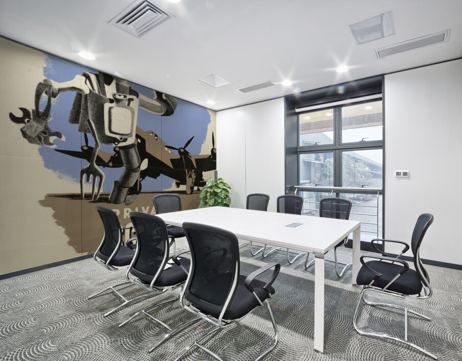 Private Scrap Builds a Bomber Wall Printing