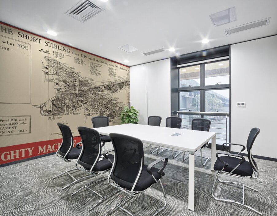 This is What You are Making…A Mighty Machine of British Workmanship – The Short Stirling Wall Printing