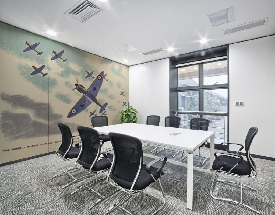 The Famous British ‘Spitfires’ Flying in Formation  Wall Printing