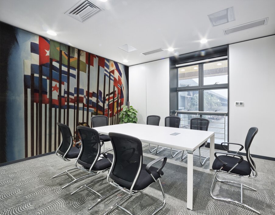 Germany and Japan Behind Bars Wall Printing