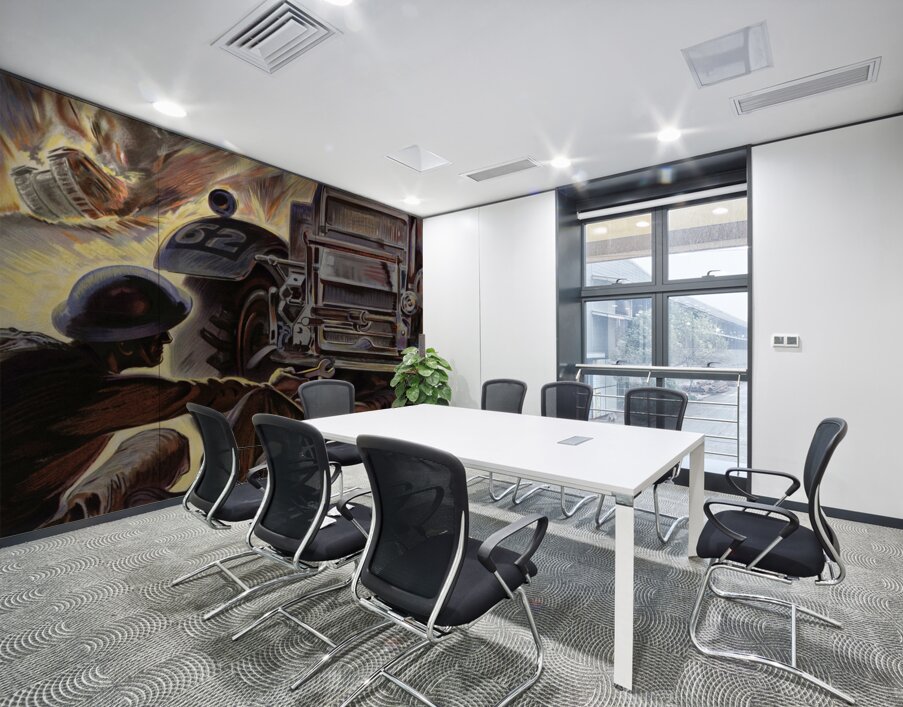 Front-Line Breakdowns Can Lose Battles – That’s Why Our Workmanship Counts  Wall Printing