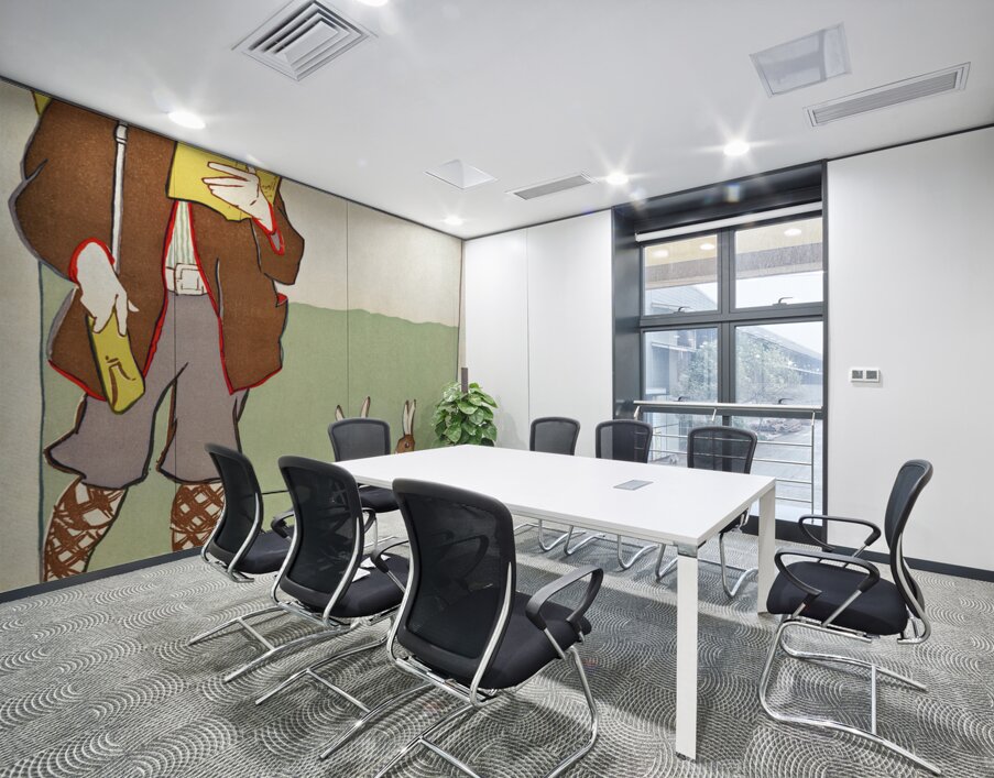 Man reading a book with Hares 1895 by Edward Penfield Wall Printing