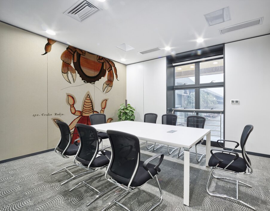 Colourful and surreal illustrations of crabs found in Moluccas Indonesia and the East Indies by Louis Renard 1678 -1746 from Histoire naturelle des plus rares curiositez de la mer des Indes 1754. Wall Printing