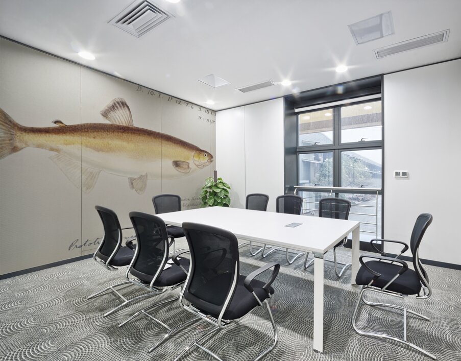 Antique fish prototroctes maraena australian grayling South Pacific Fishes by Frank Edward Clarke 1849-1899.  Wall Printing