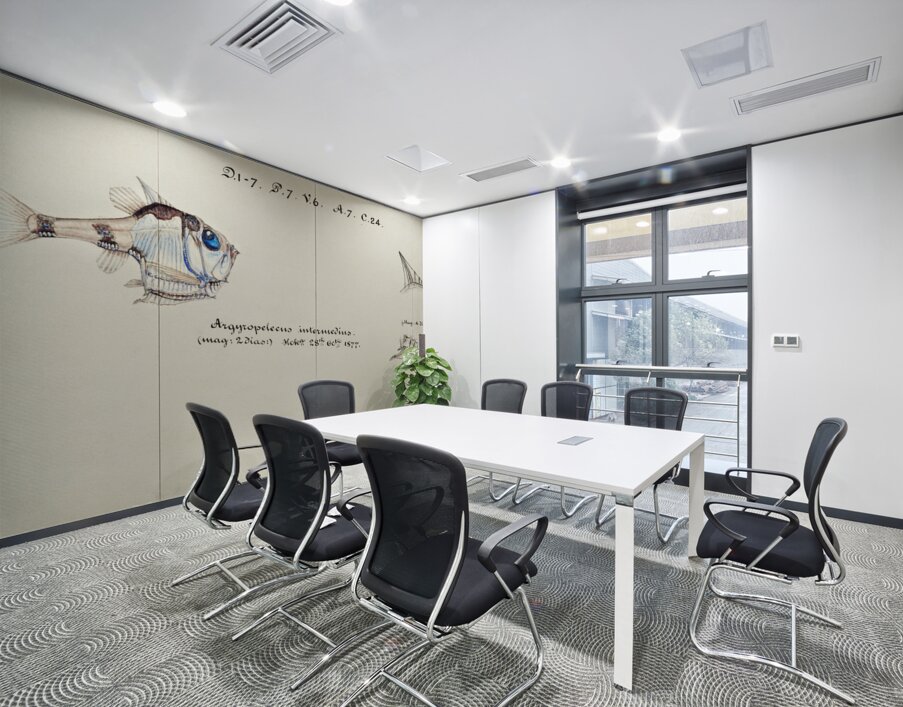 Antique drawing watercolor common hatchetfish marine life. South Pacific Fishes by Frank Edward Clarke 1849-1899. Wall Printing