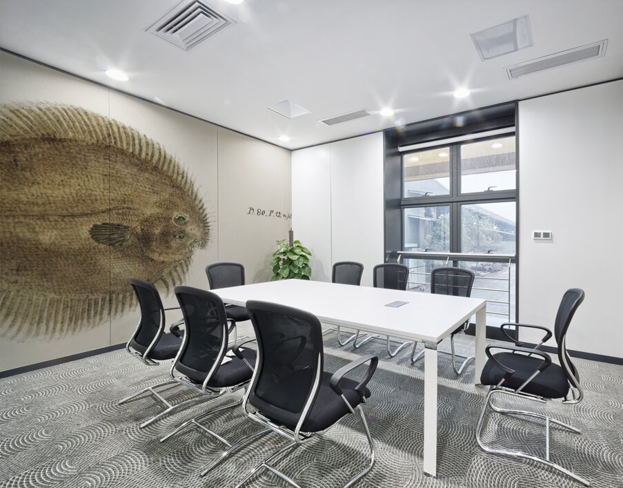 Antique fish possibly ammotretis sp flounder South Pacific Fishes by Frank Edward Clarke 1849-1899.  Wall Printing