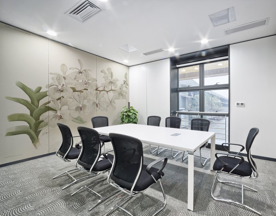 Vanda ccerulea from Reichenbachia Orchids 1888-1894 illustrated by Frederick Sander 1847-1920.  Wall Printing